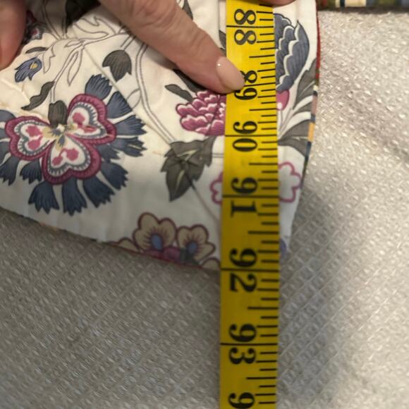 Vintage Floral Patchwork Quilt Comforter Blanket Twin 92x68 Cottagecore - Picture 8 of 9